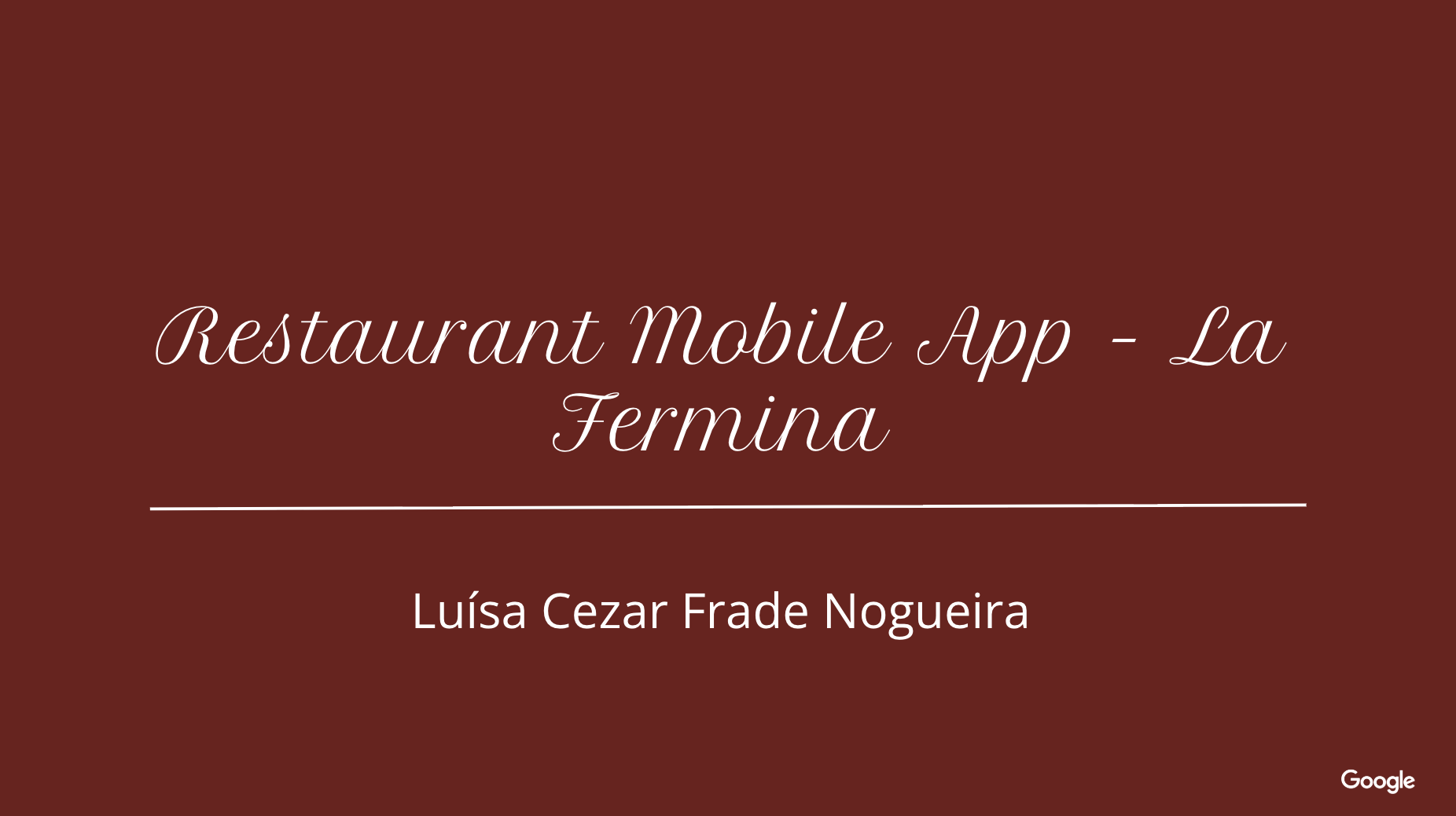 La Fermina app screenshot